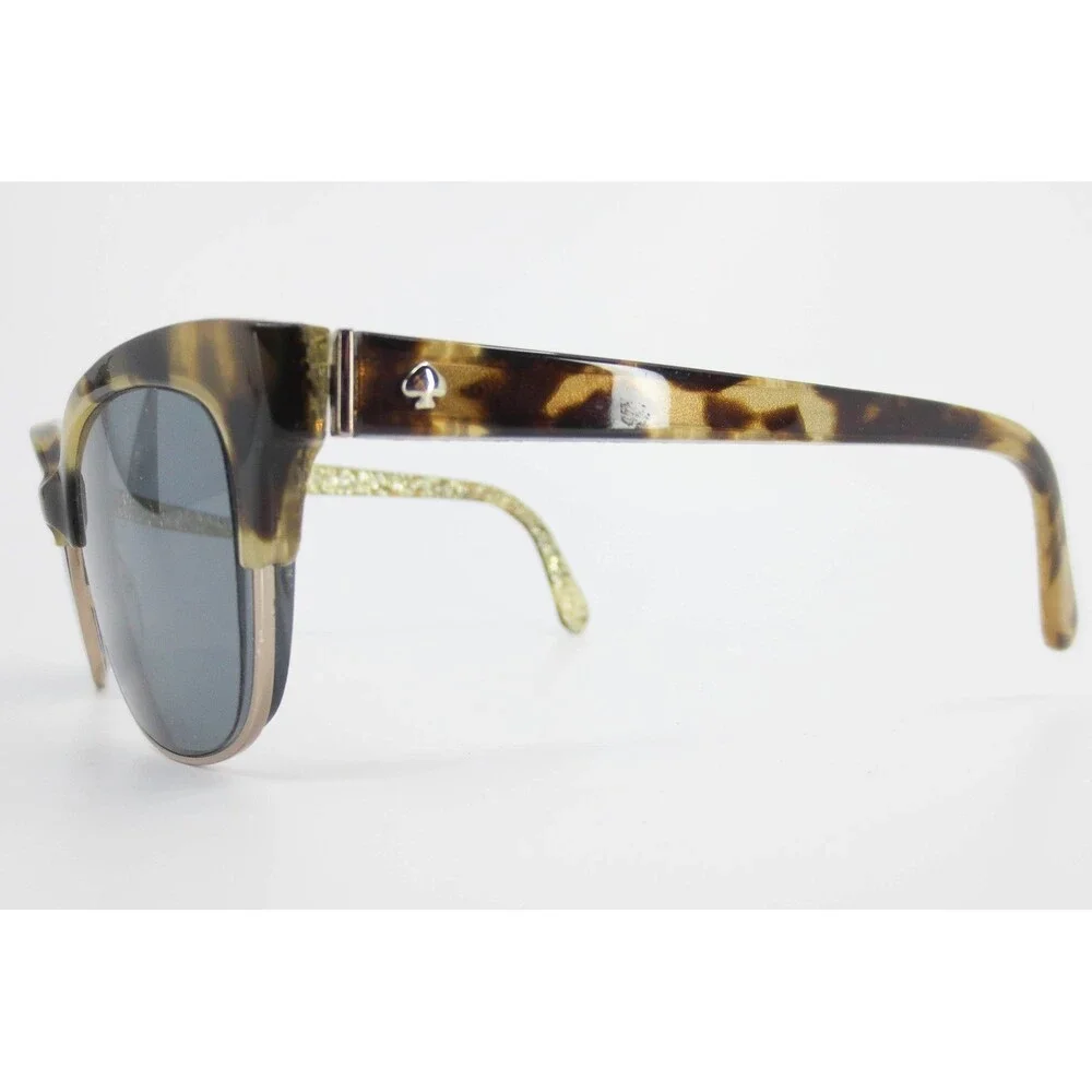 Kate Spade Shira/S Sunglasses Tortoise Gold Glitter Cat Eye 55 16 135 0ESP Y3